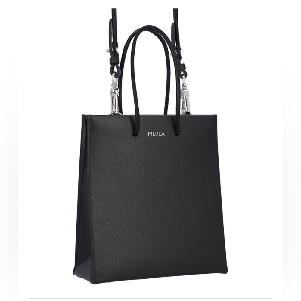 Medea Short Prima Bag  Black Genuine Leather